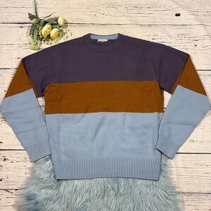 NWOT AYR The Yachty Luxury Men's Merino Wool Knit Sweater - Moma